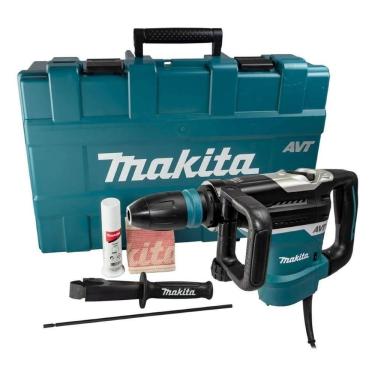 Imagem de Martelo Combinado 40mm Sds Max 1100w 8j Acessórios Maleta Hr4013c 220v Makita