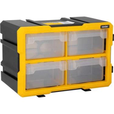 Imagem de Organizador Plástico 4 Gavetas Nove54 Opv004 295mm 3kgf