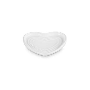 Imagem de DESCANSO PARA COLHER LE CREUSET CORAÇÃO 13CM EM CERÂMICA BRANCO 71509130100000