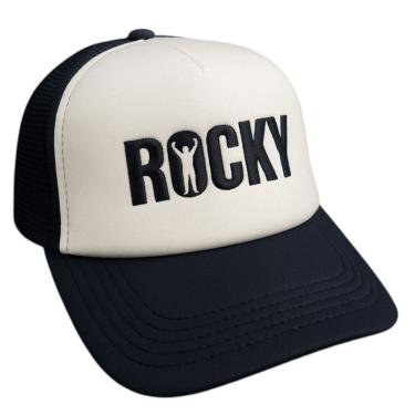 Imagem de Boné ROCKY Balboa Sylvester Stallone Boxe Preto Luta