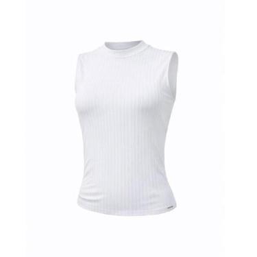 Imagem de Blusa Regata Básica Feminina Lunender 00361 Branca, Branco, M