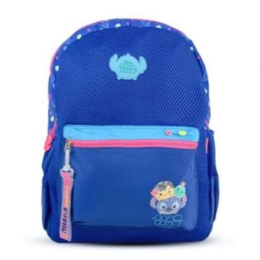 Imagem de Mochila Escolar Disney Stitch Resistente Infantil-Unissex
