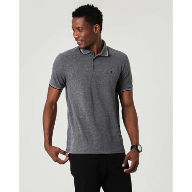 Imagem de Camisa Polo Slim Piquê Malwee Cinza Escuro - XGG Malwee-Masculino