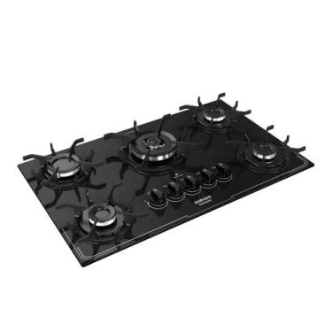 Imagem de Cooktop Itatiaia Itamaster 5 Bocas - Preto, Bivolt