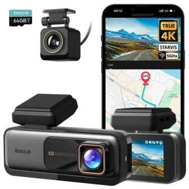 Imagem de Dash Cam BOTSLAB 4K - Frontal e Traseira com Sensor Sony IMX415