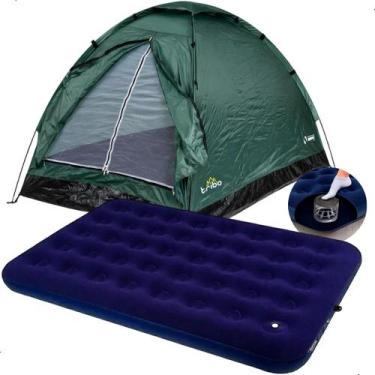 Imagem de Barraca Camping 2 Lugares + Colchão De Ar Casal Acampamento - Summer, 