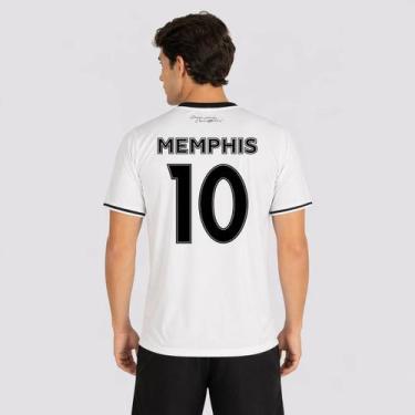 Imagem de Camisa Corinthians Lumina Branca 10 Memphis, G