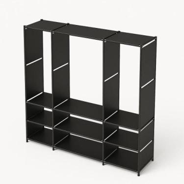 Imagem de Guarda Roupa Organizador Aberto 3 Colunas sem Portas sem Gavetas Outra