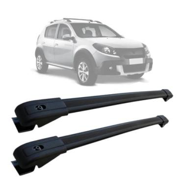Imagem de Rack De Teto Travessa Renault Sandero Stepway 2007 a 2022 Alumínio MN-