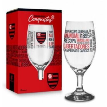 Imagem de Taça Windsor Times 330ml Flamengo Titulos - Brasfoot