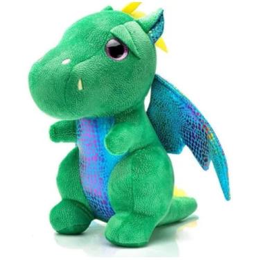 Imagem de Bicho De Pelúcia Fofinho Dragãozinho Multicoloridos 24cm - Toy Home, V
