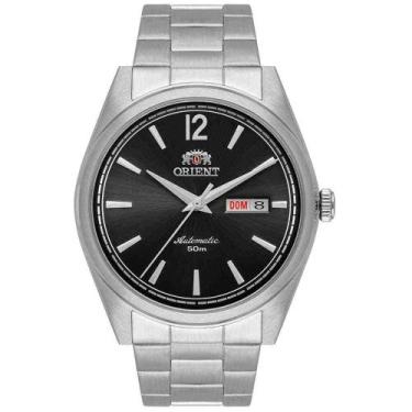 Imagem de Relógio Automático Orient Masculino F49ss005 Visor Cinza