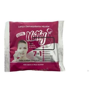 Imagem de Toalha Umedecida Demaquilante Micelar 7x1 Remove Maquiagem - Nathy
