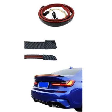 Imagem de Spoiler Aerofolio Traseiro de Led Vermelho Universal 110cm - Genérico