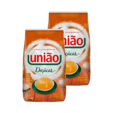 Imagem de Açúcar Granulado União Doçucar  2 Pacotes de 1kg