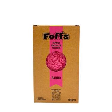 Imagem de Esponja de Banho Rosa Foffs Akora  25g