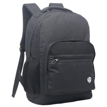 Imagem de Mochila Escolar Juvenil Masculina Bolsa Executiva - Yins, Preto