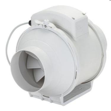 Imagem de Exaustor In Line Com 02 Velocidades Maxx 100 Ion 220 Sicflux, 220V