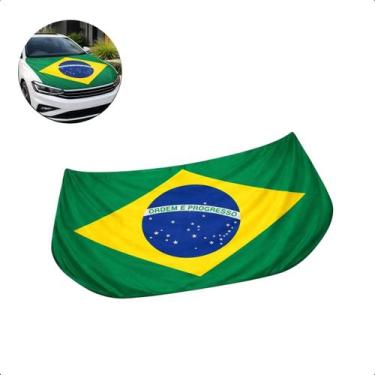 Imagem de Bandeira do Brasil 110x150cm Para Capô do Carro - AMORESIO