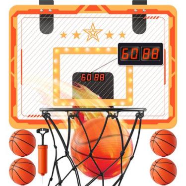 Imagem de Cesta de basquete indoor MindPal com placar eletrônico