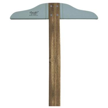Imagem de Régua T de Madeira 50cm Trident Bordas de Acrílico e Cabeçote Fixo Mod