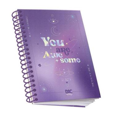 Imagem de Agenda Escolar Espiral A5 Trendy Fancy Caderno Anotações Dac
