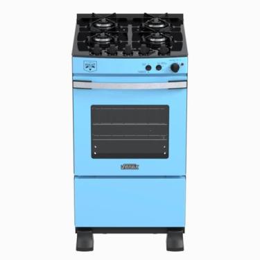 Imagem de Fogao 4 Bocas Venax Gaudi Vetro Vitreo Azul, Azul, 220V