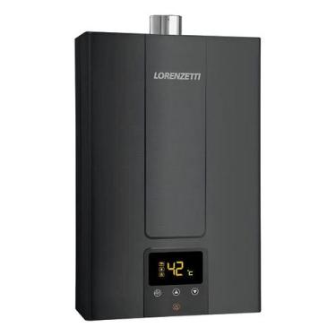 Imagem de Aquecedor Água Gás Lorenzetti Lz 1600bk Preto 15 Litros Glp Gás Botijã