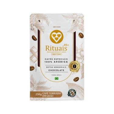 Imagem de Café Torrado em Grãos Rituais Chocolate 3 Corações Pacote 250g