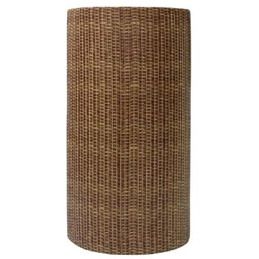 Imagem de Tapete Antiderrapante em Rolo PSNTRVIM45 Retangular 65CM PVC Textura Vime Marrom Kapazi