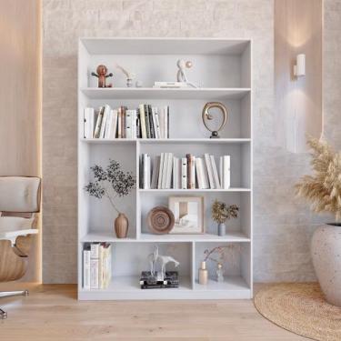 Imagem de Estante de Livros 120CMX180CM 5 Prateleiras Seattle Yescasa Branco