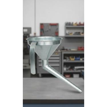 Imagem de Funil Industrial Aço Carbono Com Curva 155mm - Congratulations Store