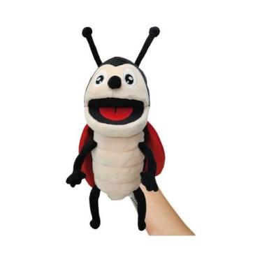 Imagem de Fantoches De Mão De Insetos De Pelúcia: Abelha, Joaninha, Borboleta - 