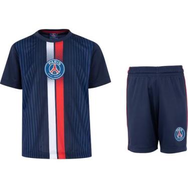 Imagem de Kit Mini Craque Toy PSG Infantil - Azul e Vermelho - Braziline, 10