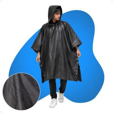 Imagem de Capa De Chuva Reutilizável Resistente Reforçada Impermeável - Hxt