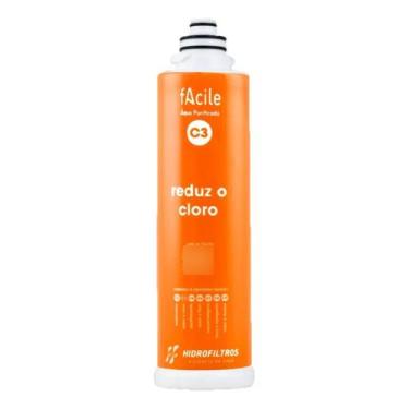 Imagem de Refil Filtro Vela Para Purificador de Agua Facile C3 Hidrofiltros 9030
