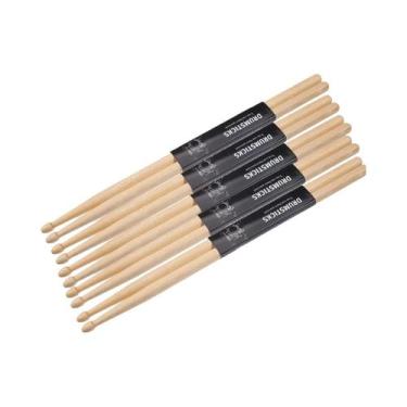 Imagem de Baquetas Clássicas De Maple 5A/7A, Resistentes Para Prática E Performa
