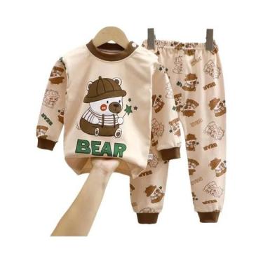 Imagem de Conjuntos De Pijama Infantil De Desenho Animado, Outono E Primavera, C