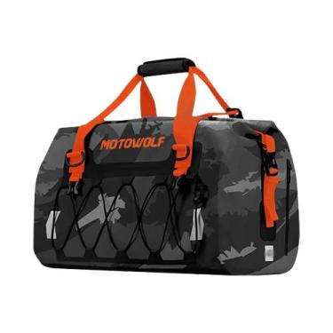 Imagem de Bolsa Traseira Grande Impermeável Para Motocicleta 40L 66L 90L Univers