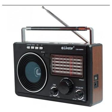 Imagem de Radio Antigo Para Levar Zona Rural Pesca E Casa Usb Bluetoot - NoBrand