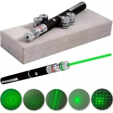 Imagem de Super Caneta Laser Pointer Verde Longo Alcance Forte - Genérco