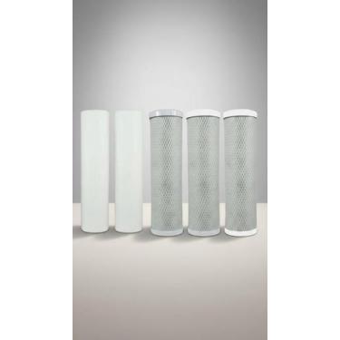 Imagem de Kit Refil Filtro 3 Carbono + 2 Polipropileno 1 Micra - Congratulations