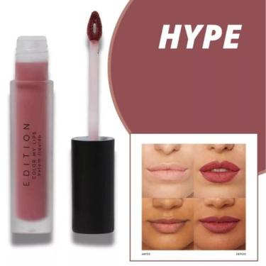 Imagem de Batom Líquido Matte Océane Color My Lips Hype Rosa 4g Alta Fixação e L