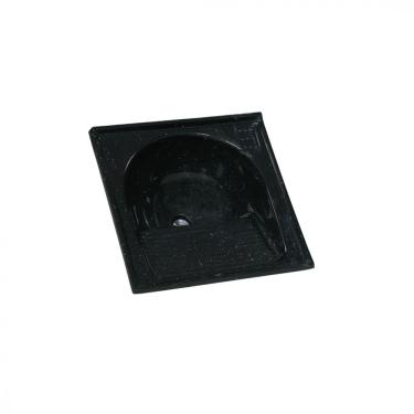 Imagem de Kit Lavanderia Rorato Amélia Com Tanque E Aéreo 2 Portas Semi Montado - Branco com Preto