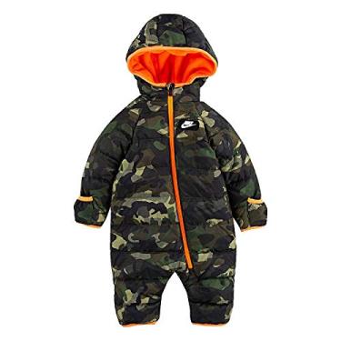 Imagem de Macacão de neve para meninos Nike - Laranja/Multi, 3 meses