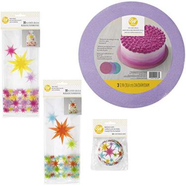 Imagem de Wilton Conjunto de 4 sacos de cupcake e petisco Happy Birthday