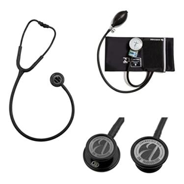 Imagem de Kit Aparelho De Pressão + Esteto Profissional Eternity Bic (Preto)