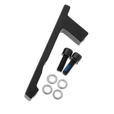 Imagem de Adaptador de Peça de Suporte de de Freio a para Rotores de 160 Mm Adaptador de de Pinça de Freio Parafusos de Arruelas, Preto, Comprimento total: aprox. 102 mm / 4 polegadas