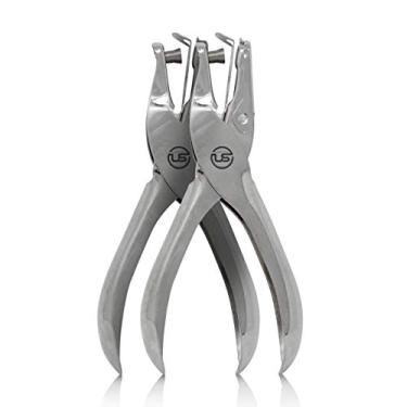 Imagem de Ultimate Stationery - Furador de Papel, 1 Furo, Capacidade de 8 Folhas, Metal, Clássico, Prata