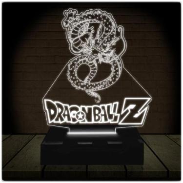 Imagem de Luminária Led Abajur  3D  Dragon Ball Z Shenlong - Rb Criações